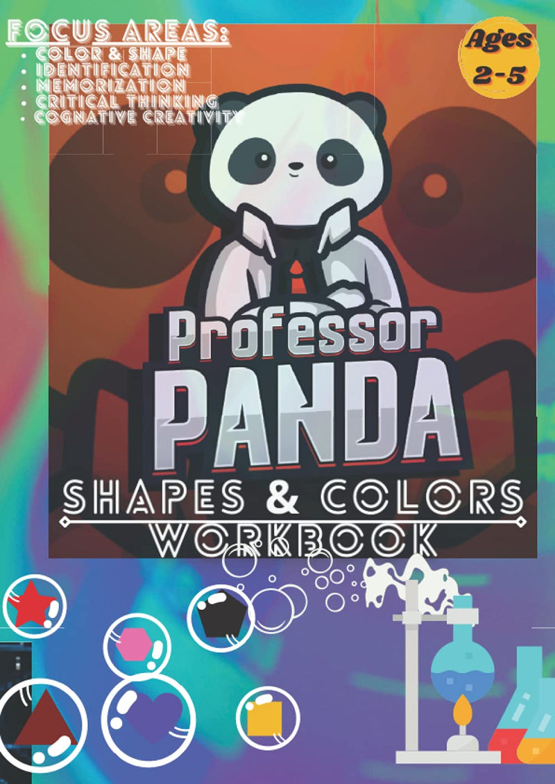Professor Panda's: Shapes & Color Workbook
