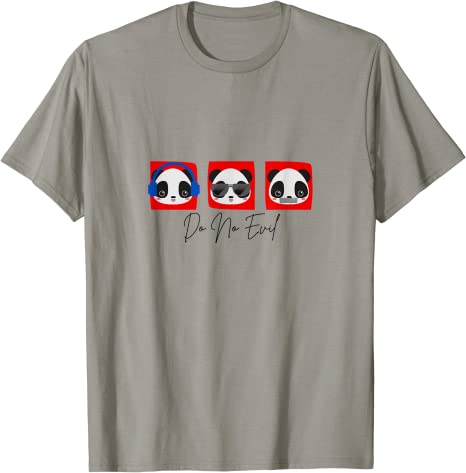 Panda C.E.O. "Do No Evil" T-Shirt