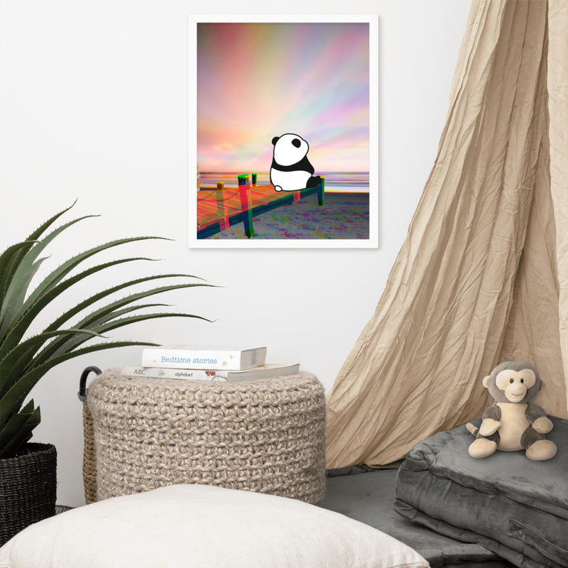 Panda C.E.O. "All Worth It" Framed Photo Paper Poster